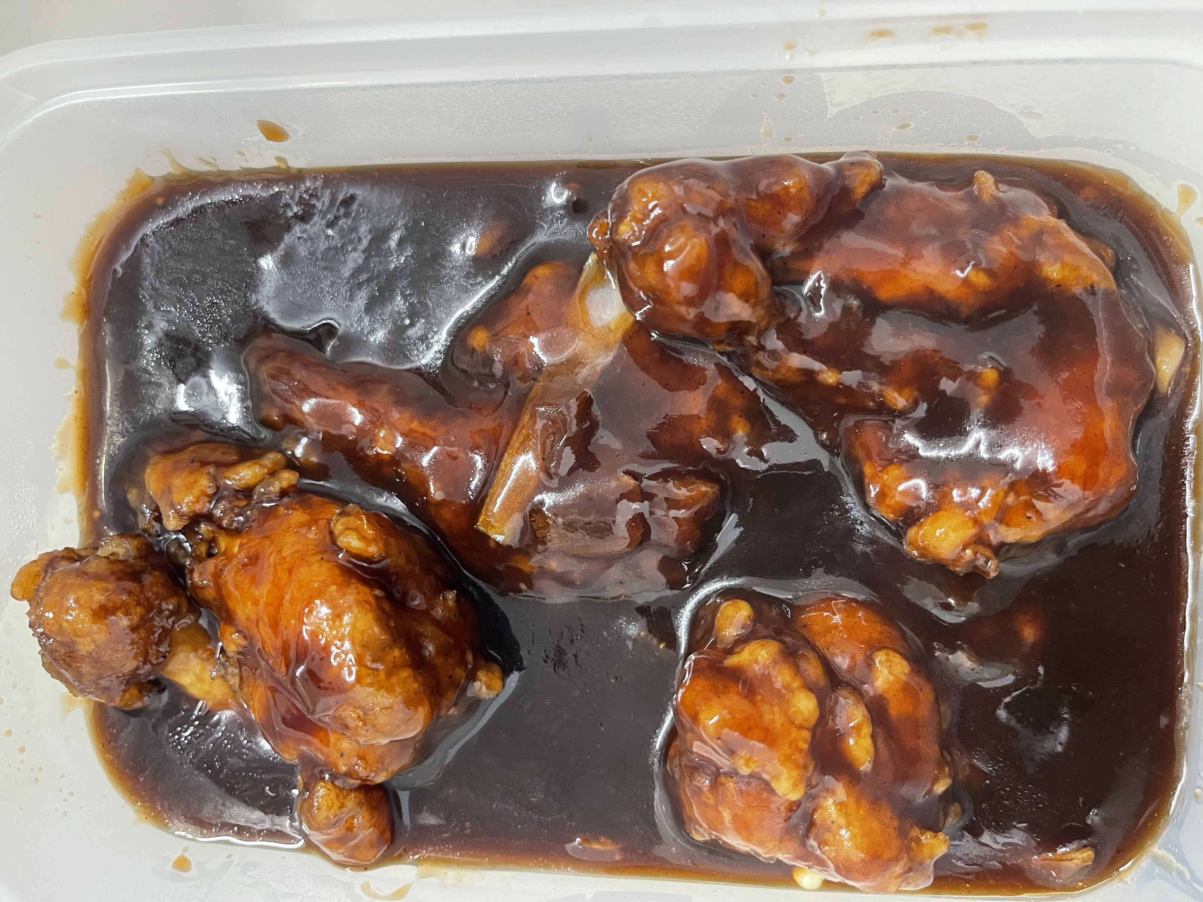 Chicken Wings in Peking Sauce