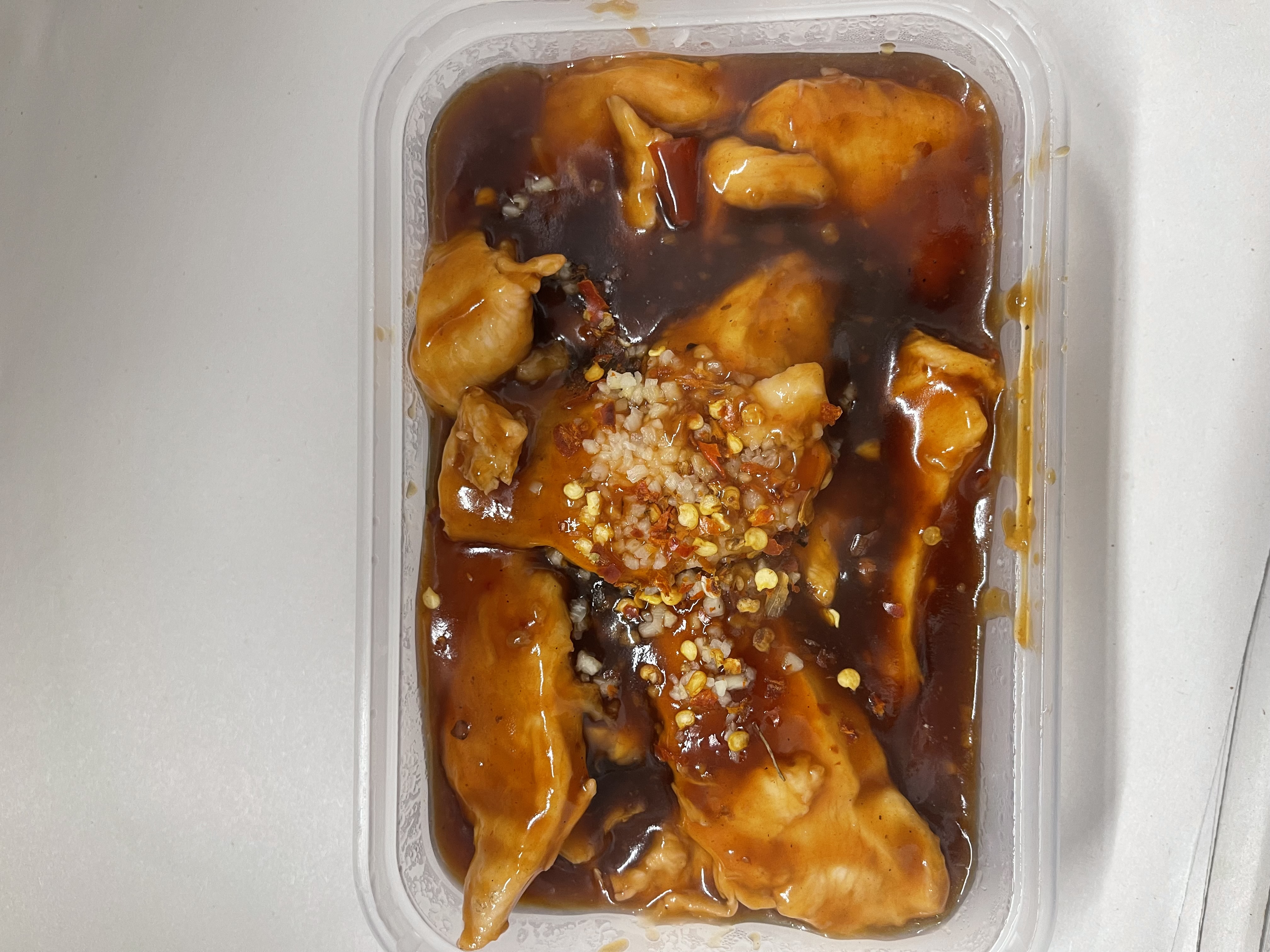 Chicken Garlic & Chilli Sauce (2x Spicy) (contain nuts)