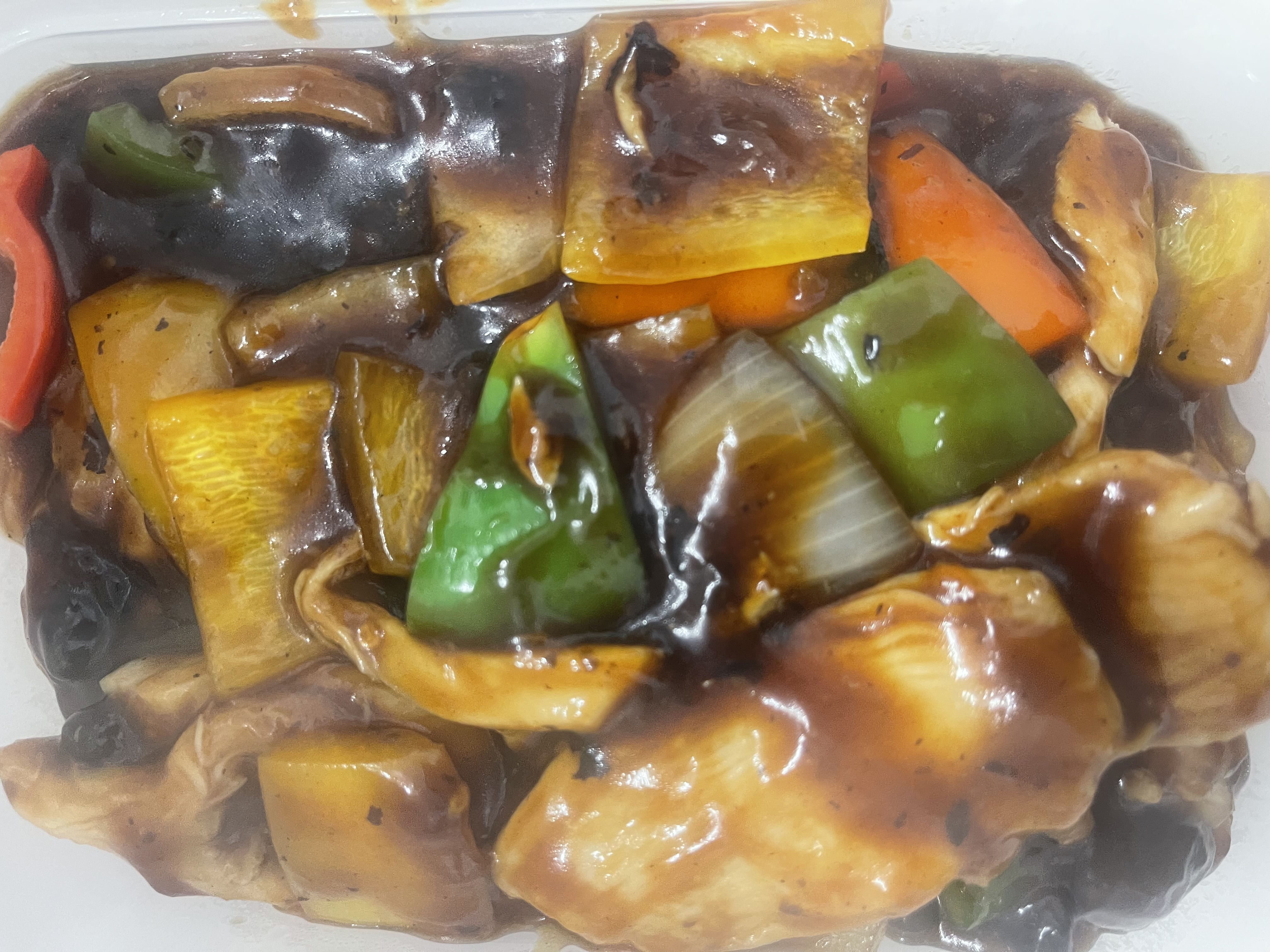 Chicken Green Pepper in Black Bean Sauce