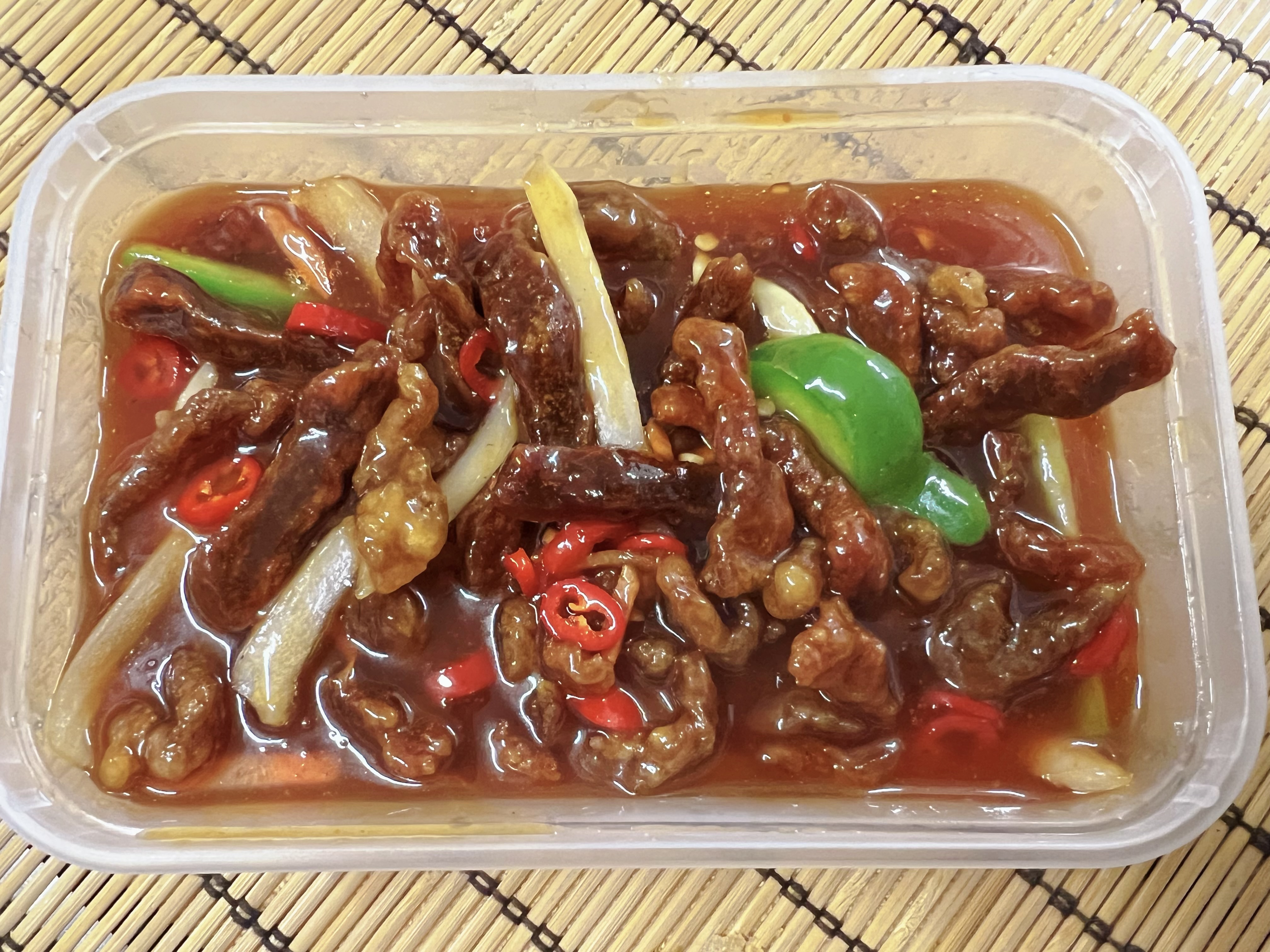 Crispy Shredded Beef in Chilli OK Sauce