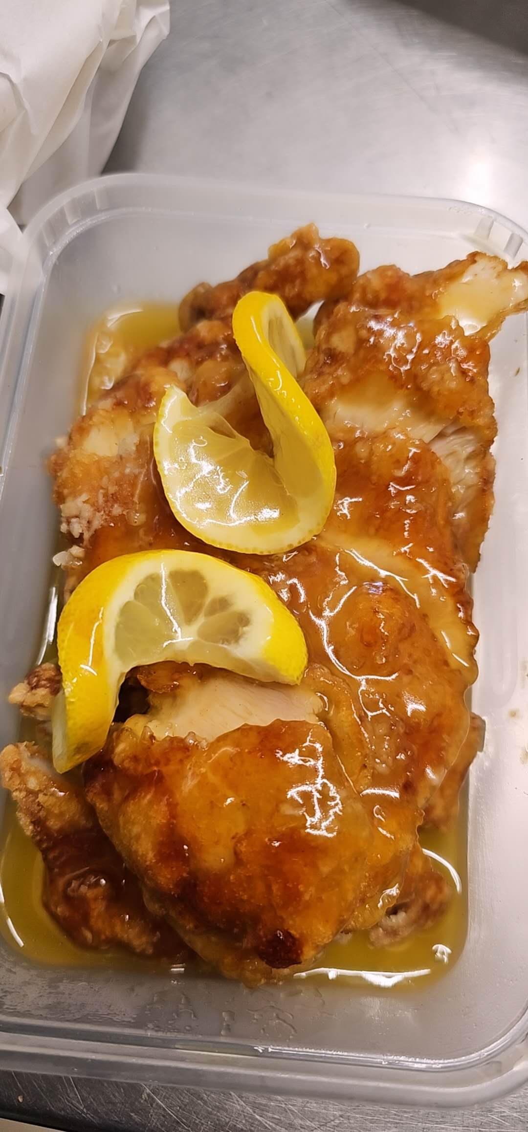 Crispy Chicken in Lemon Sauce