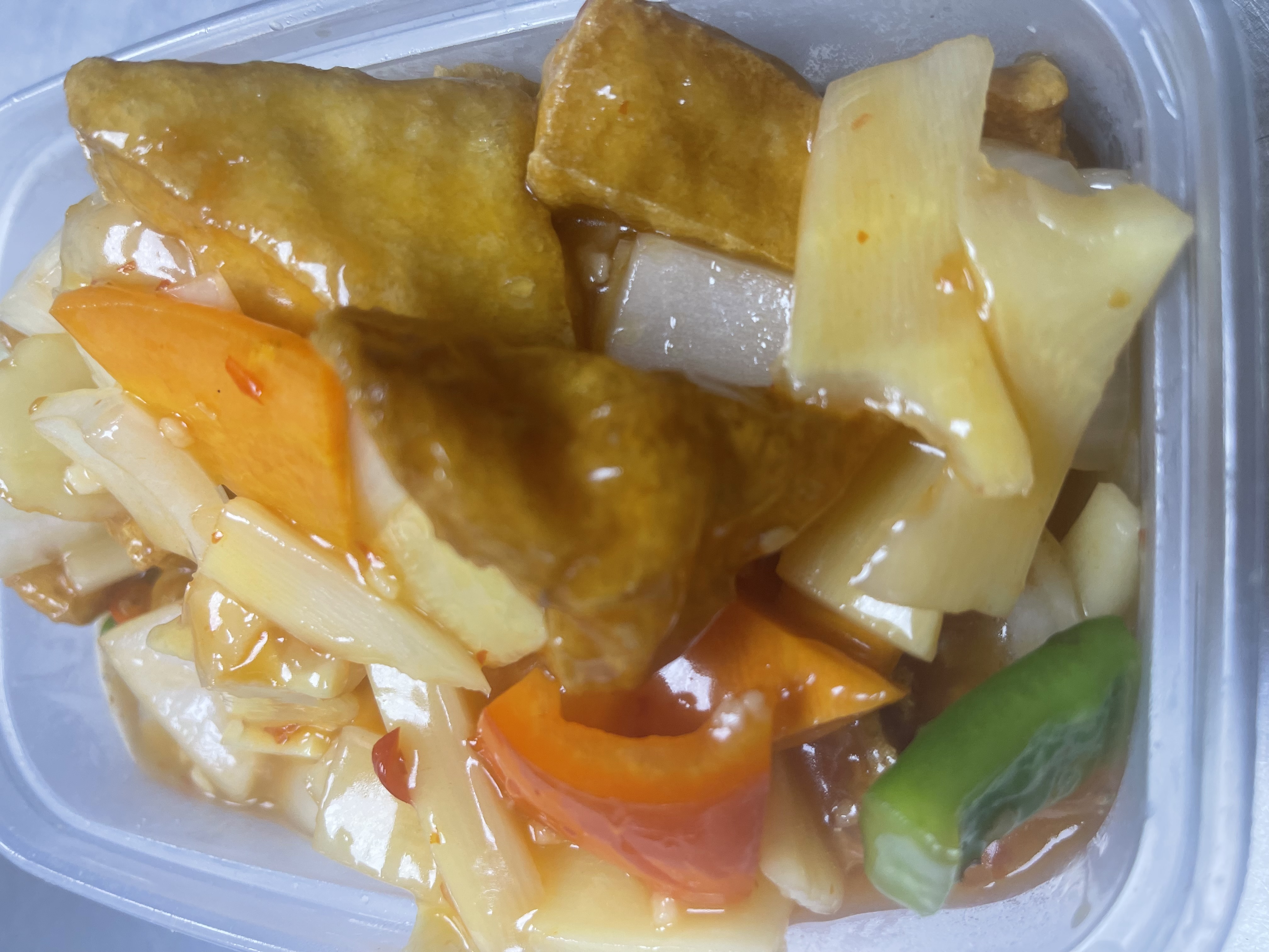 219. Tofu (Bean Curd) in Garlic & Chilli Sauce