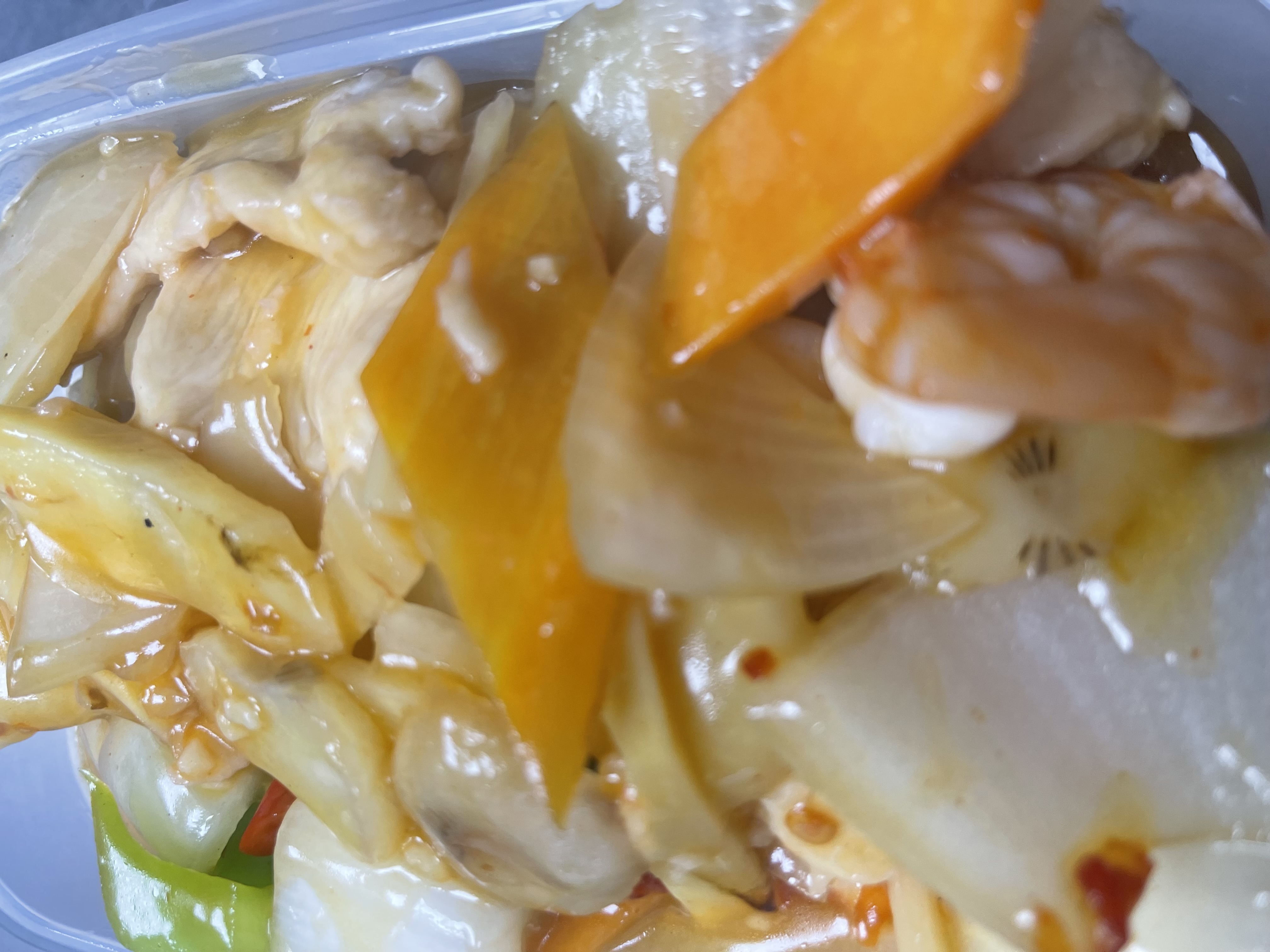 58.Chicken & King Prawn Szechuan Style