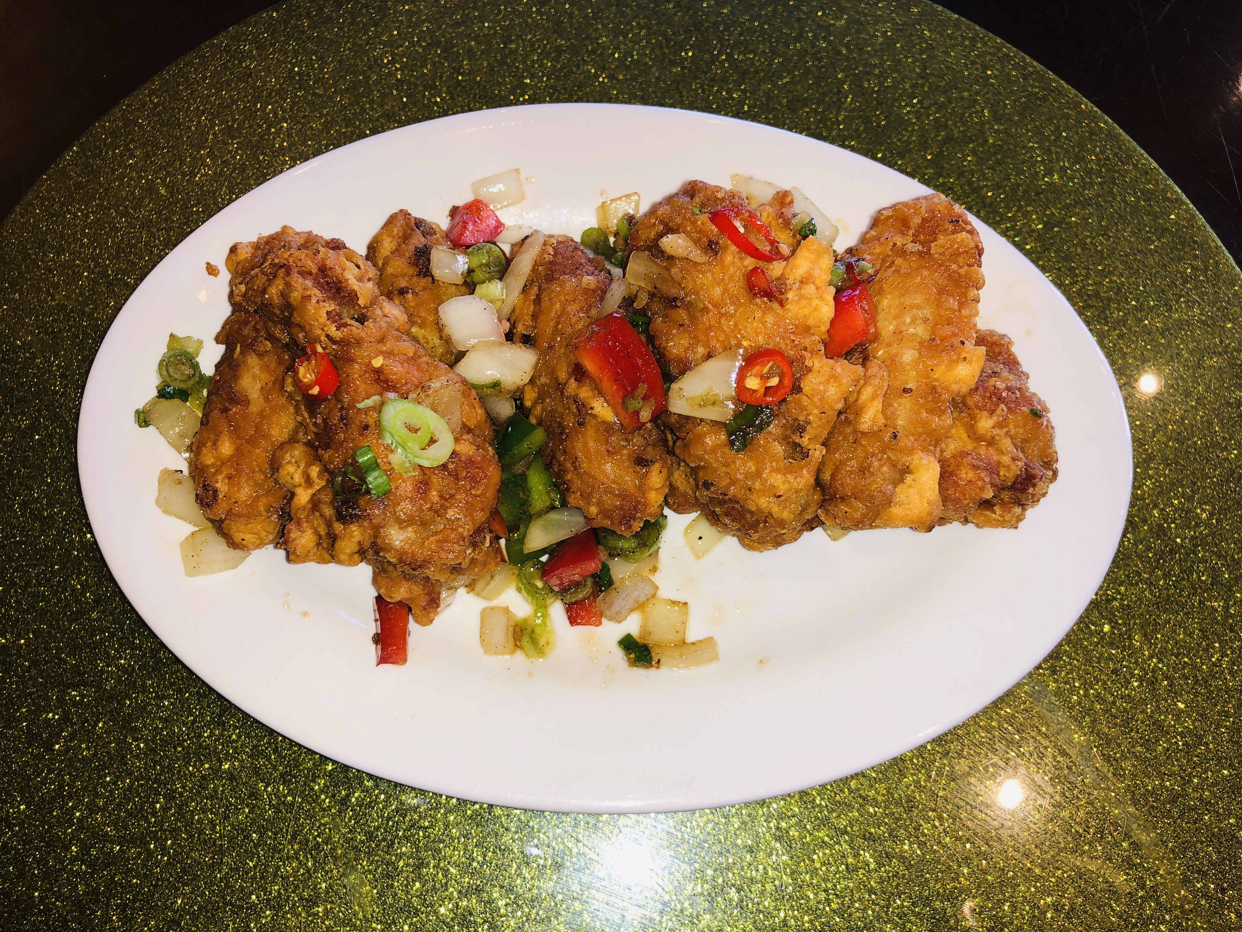 Spicy Salt & Pepper Chicken Wings 