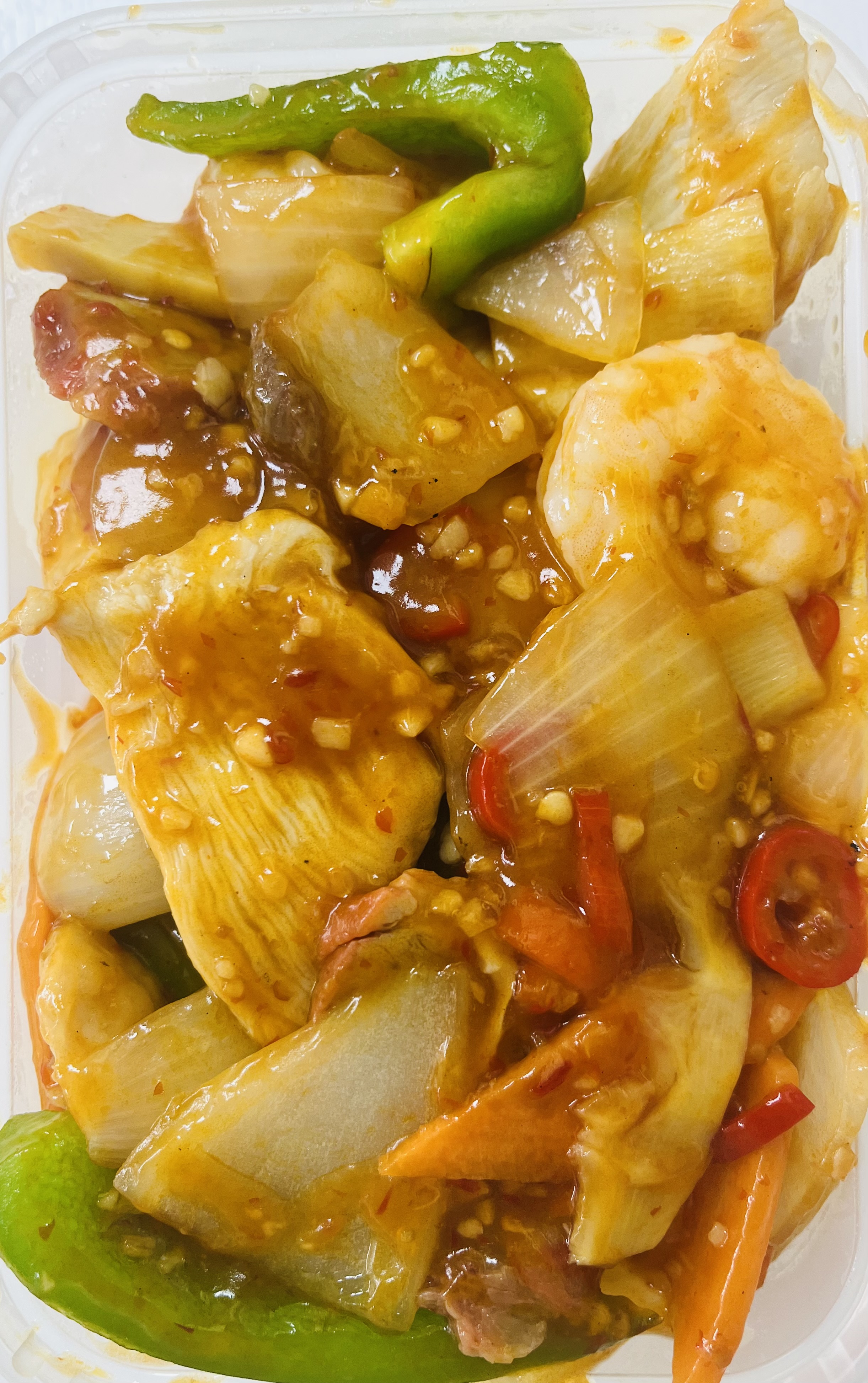 House Special in Garlic Chilli Sauce 