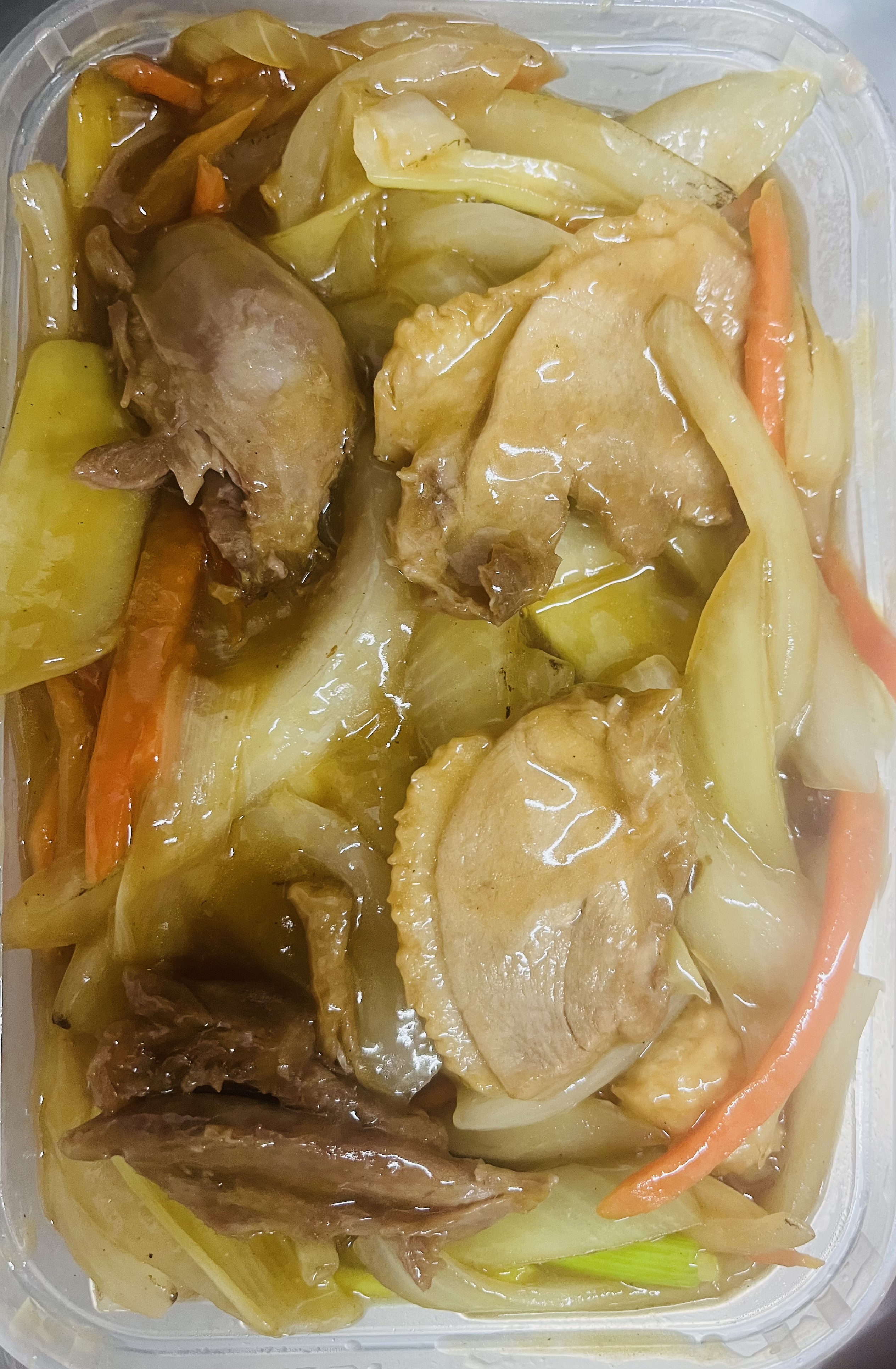 Roast Duck with Ginger & Spring Onions