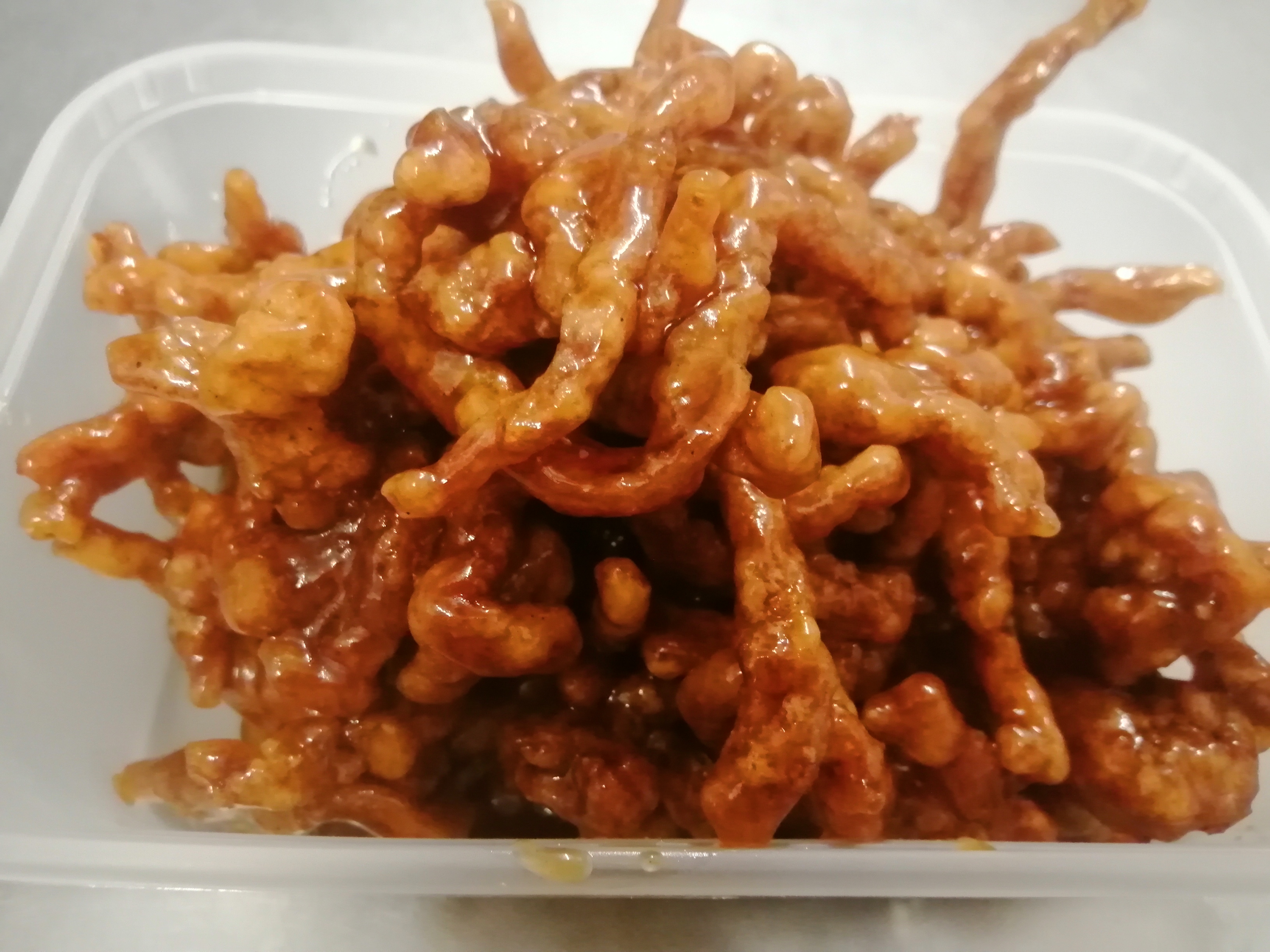 Crispy Shredded Beef in Cantonese Sauce